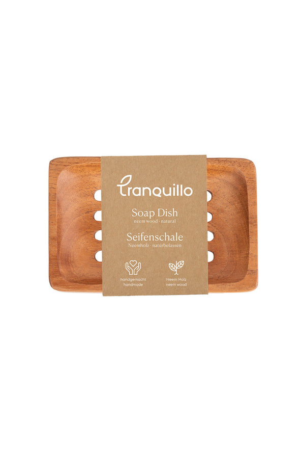 Tranquillo Natural Neem Wooden Soap Dish