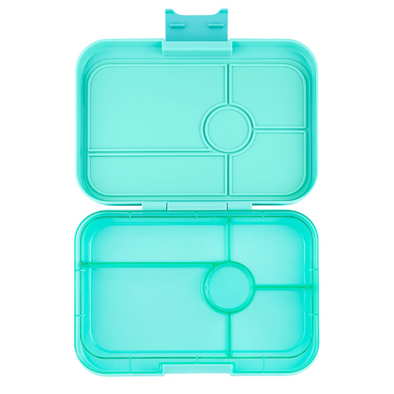 Yumbox Tapas 5 Compartment Bali Aqua Lunchbox with Clear Tray