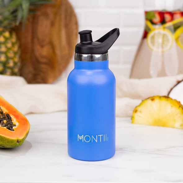 Montii Blueberry Blue Mini Water Bottle