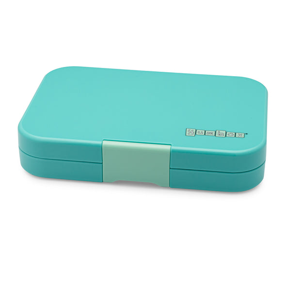 Yumbox Tapas 5 Compartment Antibes Blue Lunchbox with Jungle Pastel Tray