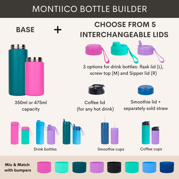MontiiCo Calypso Fusion Screw Top Lid