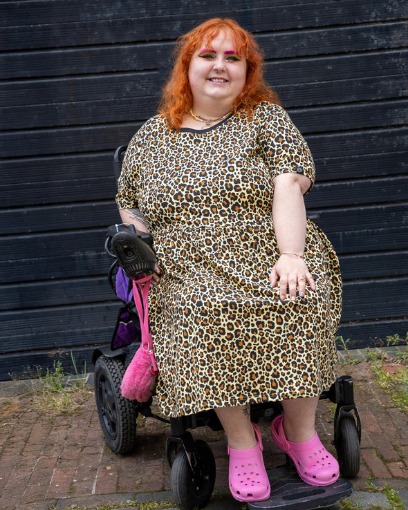 Rebel Romance Classic Leopard Smock Dress