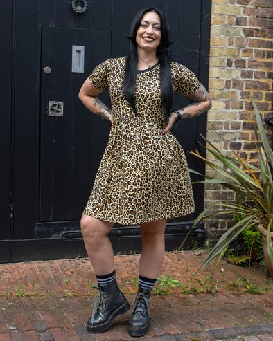 Rebel Romance Classic Leopard Smock Dress