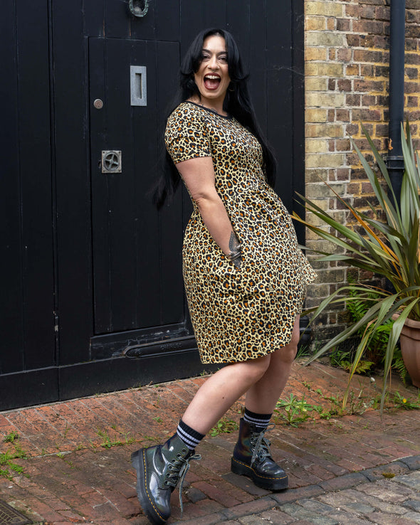 Rebel Romance Classic Leopard Smock Dress