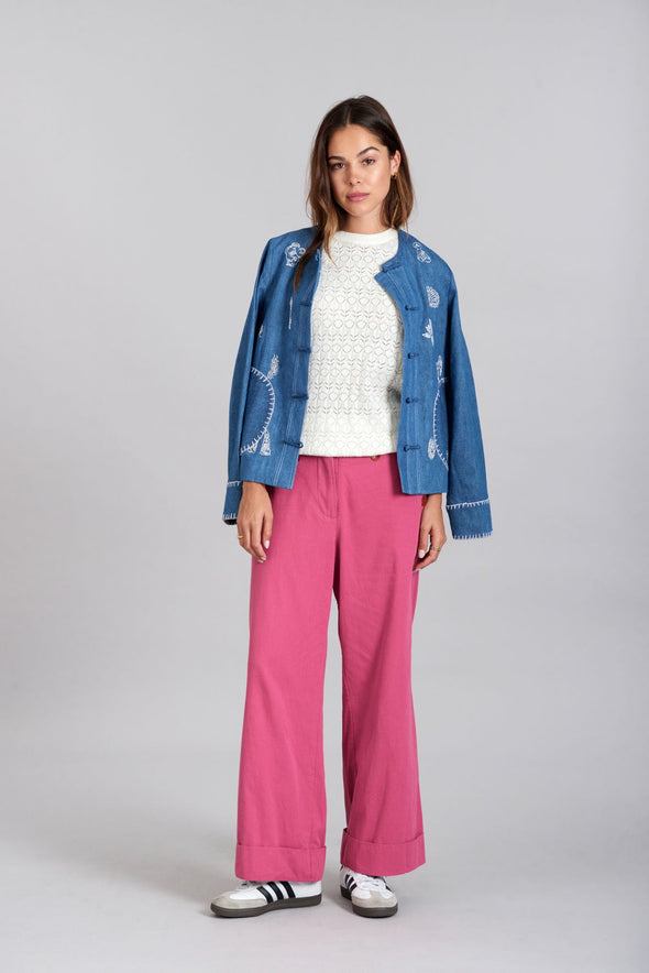 Komodo Tansy Pink Wide Trousers