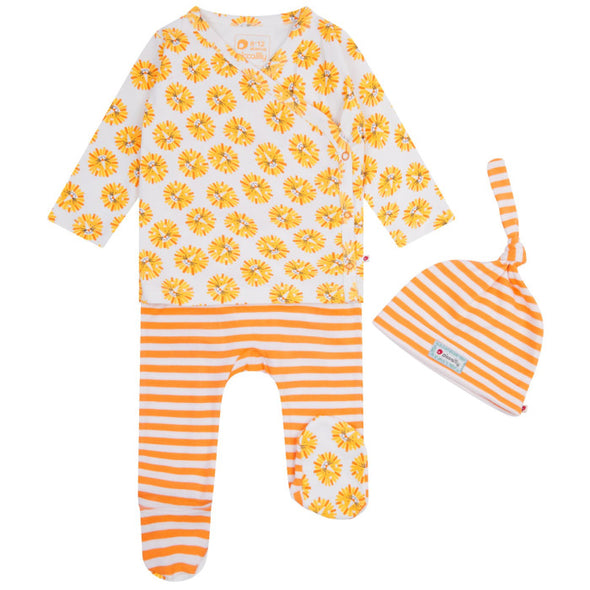 Piccalilly Lion 3 Piece Baby Set