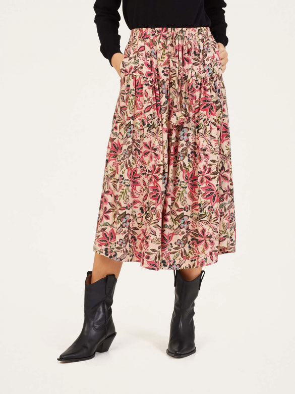 Thought Faded Rose Dobby Skirt