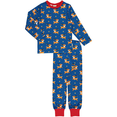 Maxomorra Reindeer Long Sleeved Pyjamas