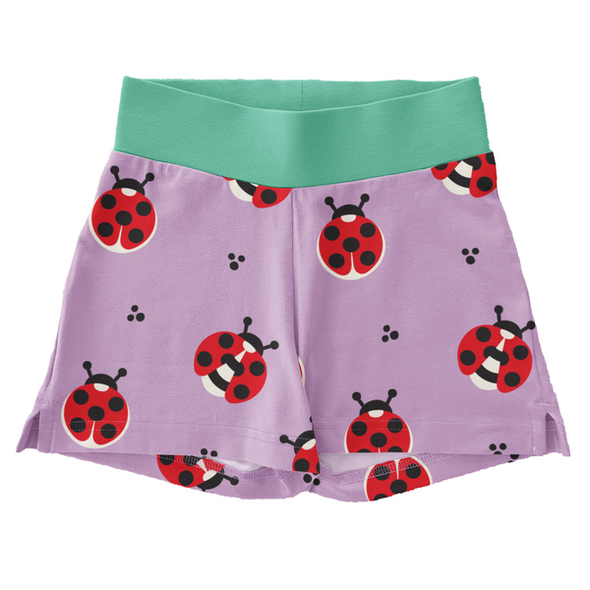 Maxomorra Ladybug Organic Cotton Jersey Runner Shorts