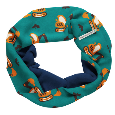 Maxomorra  Excavator Organic Cotton Tube Scarf