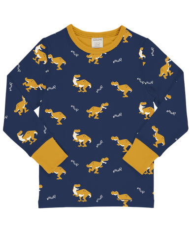 Maxomorra T-Rex Organic Cotton Long Sleeved Top
