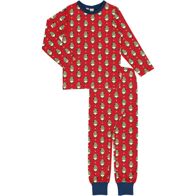 Maxomorra Swedish Santa Long Sleeved Pyjamas - Adult