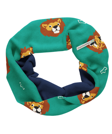 Maxomorra Lion Lined Tube Scarf