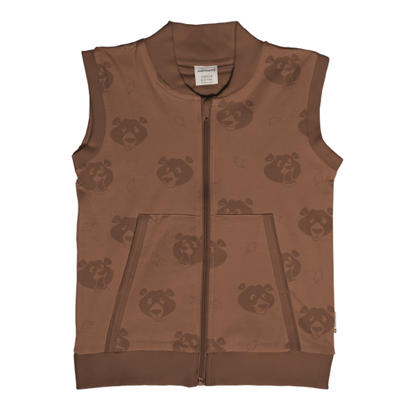Maxomorra Mono Bear Lined Vest