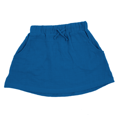 Maxomorra Blue Muslin Skirt