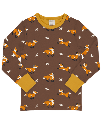 Maxomorra Fox Organic Cotton Long Sleeved Top