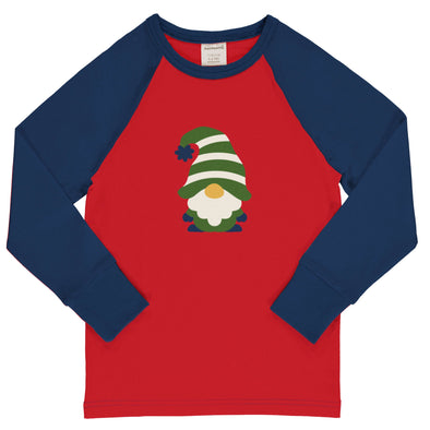 Maxomorra Swedish Santa Organic Cotton Single Print  Long Sleeved Top