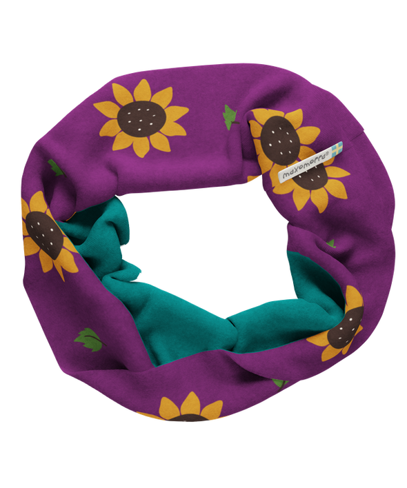 Maxomorra Sunflower Lined Tube Scarf