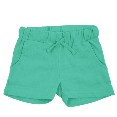 Maxomorra Green Muslin Shorts