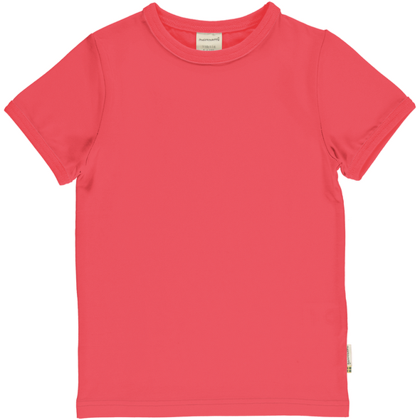 Maxomorra Red Organic Cotton Short Sleeved Top