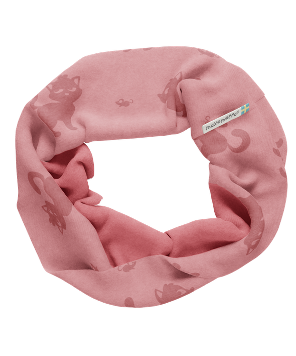 Maxomorra Mono Cat Lined Tube Scarf