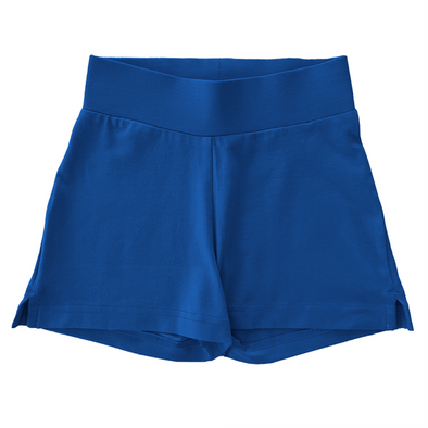 Maxomorra Blue Organic Cotton Jersey Runner Shorts