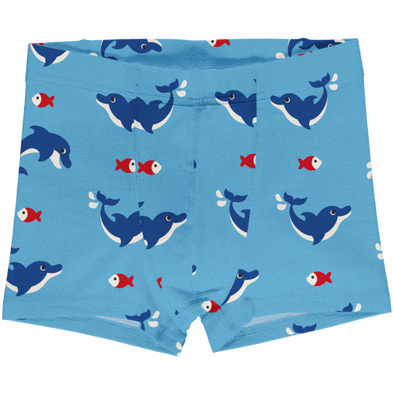 Maxomorra Dolphin Organic Cotton Boxer Shorts