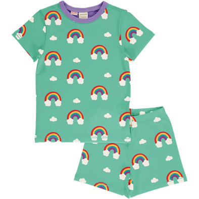 Maxomorra Rainbow Organic Cotton Short Pyjamas