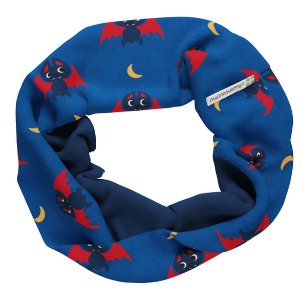 Maxomorra Bat Organic Cotton Tube Scarf