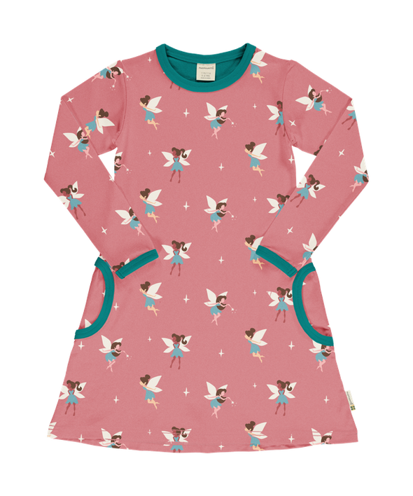 Maxomorra Fairy Organic Cotton Long Sleeved Dress