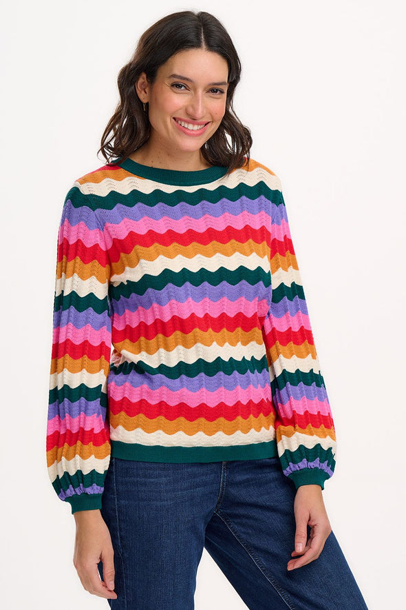 Sugarhill Brighton Multi Beach Waves Ivona Jumper