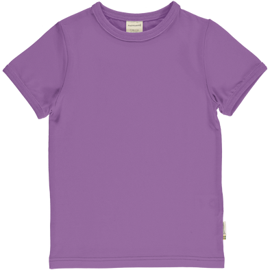 Maxomorra Purple Organic Cotton Short Sleeved Top