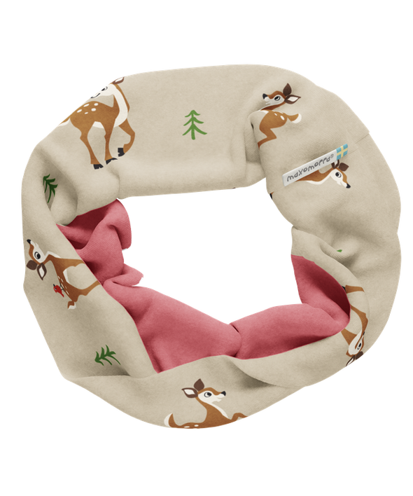 Maxomorra Fawn Lined Tube Scarf