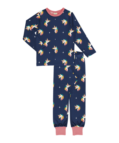 Maxomorra Unicorn Long Sleeved Pyjamas