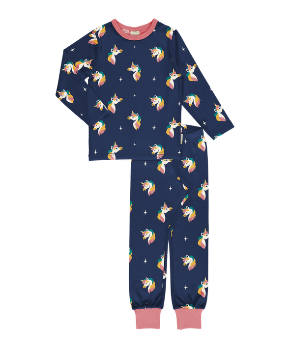 Maxomorra Unicorn Long Sleeved Pyjamas