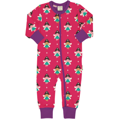 Maxomorra Fairy Organic Cotton Long Sleeved Sleepsuit