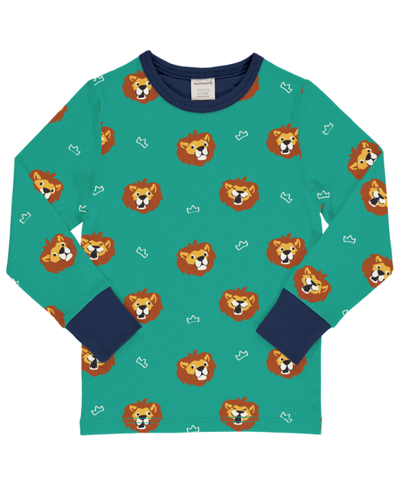 Maxomorra Lion Organic Cotton Long Sleeved Top