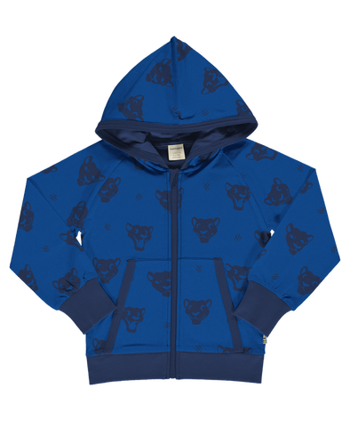 Maxomorra Mono Panther Lined Zip Hoodie