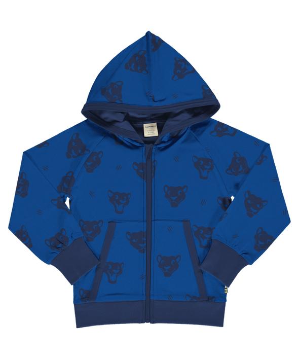 Maxomorra Mono Panther Lined Zip Hoodie