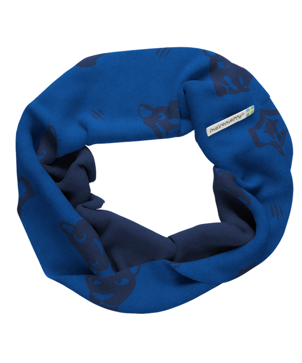 Maxomorra Mono Panther Lined Tube Scarf