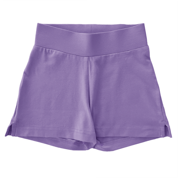 Maxomorra Purple Organic Cotton Jersey Runner Shorts