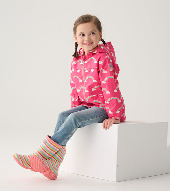 Hatley Summer Rainbow Spring Field Jacket