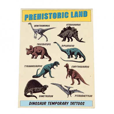 Rex of London Prehistoric Temporary Tattoos