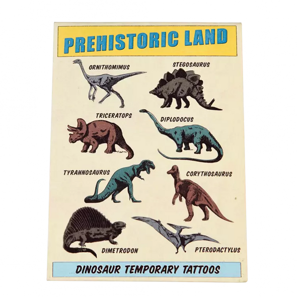Rex of London Prehistoric Temporary Tattoos