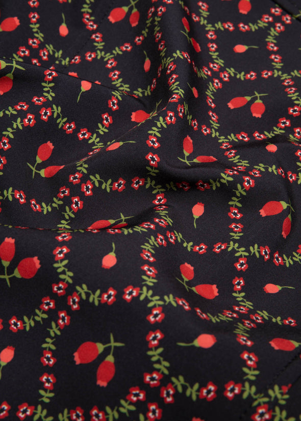 Blutsgeschwister Winter Cherries Reversible Softshell Jacket