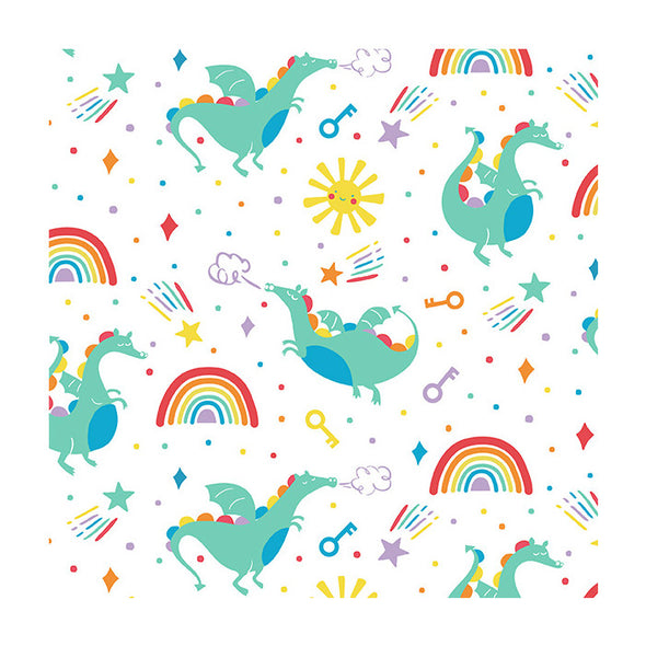 Piccalilly Rainbow Dragon 3 Piece Baby Set