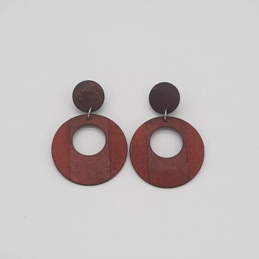 La Tagua Manufactura Red Kurizaret Earrings