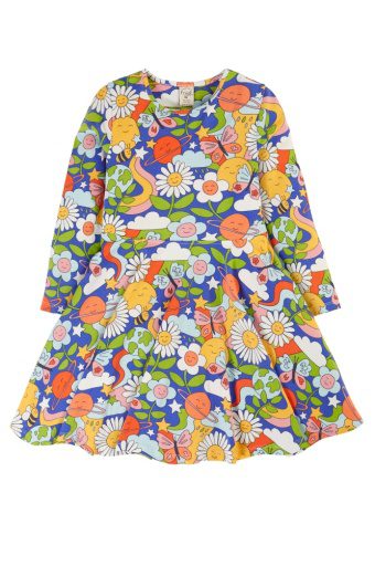 Frugi Retro Happy Sofia Skater Dress