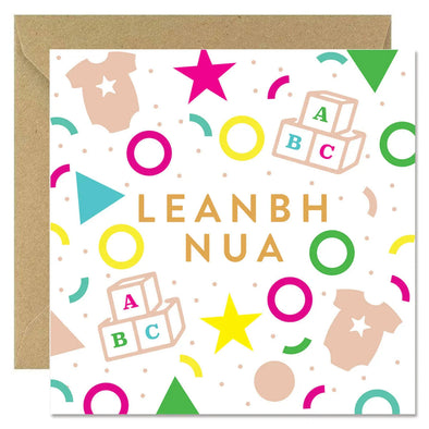 Bold Bunny Leanbh Nua Card