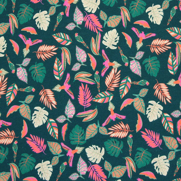 Enfant Terrible Parrot Print Organic Cotton Hoodie